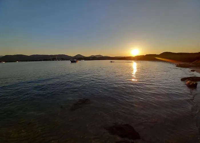 Sleeping On A Boat In The Island's Bay