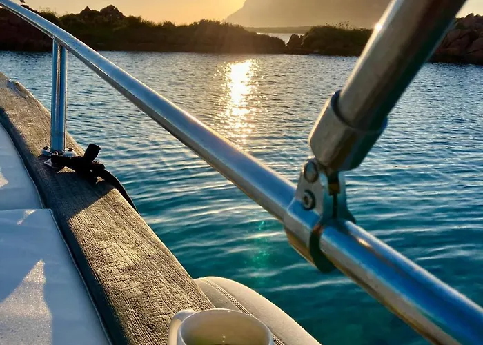 Sleeping On A Boat In The Island's Bay *