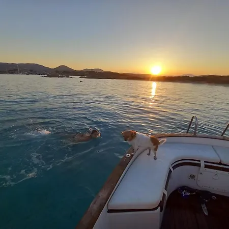 Sleeping On A Boat In The Island's Bay *