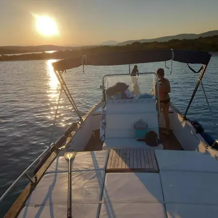 Sleeping On A Boat In The Bay Botel Porto San Paolo (Sardinia)
