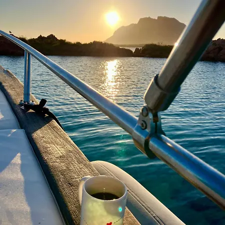 Sleeping On A Boat In The Island's Bay *