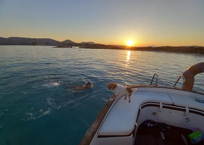 Sleeping On A Boat In The Island's Bay *