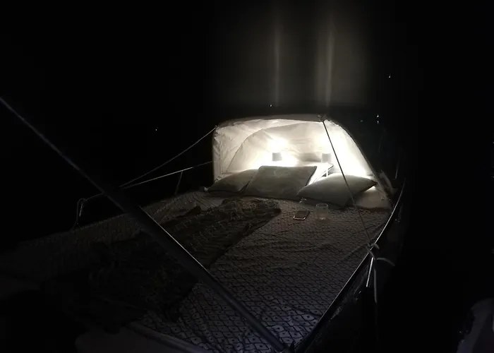Sleeping On A Boat In The Island's Bay